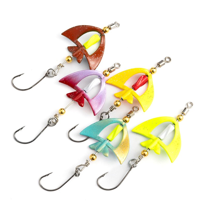Machilea 2025 Neue Twist Spoon Forelle UV-Aktiv (4g) 5cm Twister