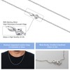 APOLEEA 925 Sterling Silver Italian Bead Chain Necklace - Elegant
