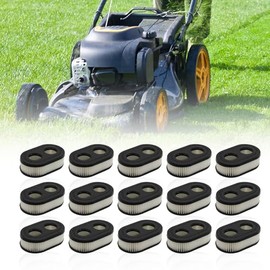 15PCS Lawn Mower Air Filter 593260 Compatible with B/S 4247 5432 5432k 09P00 09P702 550E 500EX 550EX 625 575EX Mower Series Engine Replaces 798452 334404
