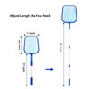 Evob Pool Skimmer Net with Adjustable 17-40" Telescopic Pole -
