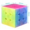TANCH Qiyi Warrior W 3x3x3 Jelly Speed Cube Stickerless Transparent