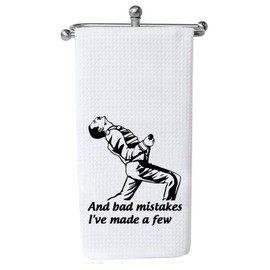 Bad Mistakes I’ve Made a Few Queen-freddiie Song Lyrics Kitchen Towel Rock Music Fans Music Lover Tea Dish Towel (I've Made a Few ca)