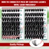 FADVAN Lash Clusters Fluffy 50D+60D 9-16mm Mixed Thick Eyelash Clusters