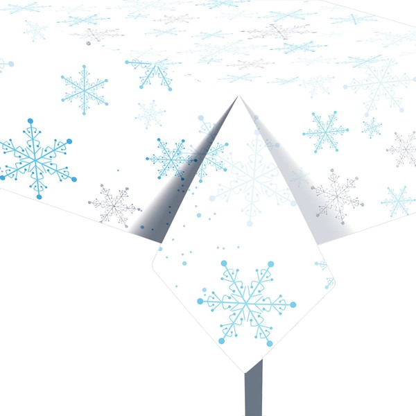 Gukasxi Christmas Table Covers, 3 Pack Christmas Tablecloths Xmas Party