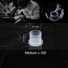 Yuronam 300PCS Medium Tatoo Ink Caps with Base Plastic Pigment