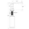 GICASA Kitchen Soap Dispenser, Built in Liquid Soap Lotion Dispenser