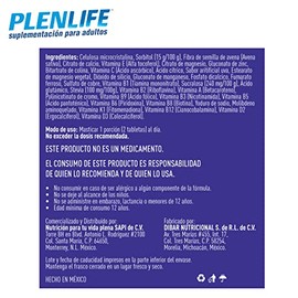 PLENLIFE - Complejo B  Multivitaminas en Tabletas Masticables - Suplemento Alimenticio de Vitaminas y Minerales Sabor Uva - Frasco con 60 Tabletas... 
