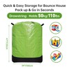 Heavy Duty Water-Resistant Inflatable Bounce House Storage Bag with Drawstring,