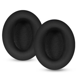 Replacement Ear Pads for Headphones - Compatible with HyperX Cloud 1/I/2/II/3/III/Pro/Core/Alpha/AlphaS/Flight/Stinger/Mix/CloudX | Protein Leather Cushions with Soft Memory Foam - Yellow Print