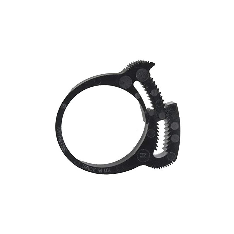 ToolNerds Black Nylon Hose Clamp 38-41mm
