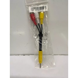 LG AUDIO / VIDEO RCA TO 3.5mm PLUG CABLE ADAPTER EAD61273106 NEW A/V