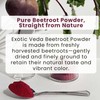 EXOTIC VEDA Organic Beetroot Powder 100g(3.53oz) | 100%Pure Beet Root