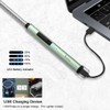 SUPRUS Electric Candle Lighter USB Type C Rechargeable Lighter Steel