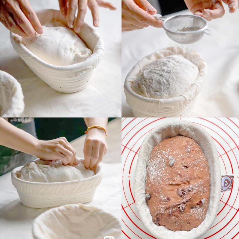 Auped 8 Stück Futter für Brotkorb - Atmungsstoff für Prüfkorb,