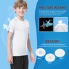 MEETWEE Jungen Rash Guard Kurzarm Kinder Badeshirt UV Schutz UPF