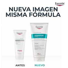 EUCERIN DermoPure Triple Effect Crema Corporal (200ml) Anti-Imperfecciones, Anti-Manchas, Anti-Brillo, Calma e hidrata, ideal para piel grasa o con imperfecciones