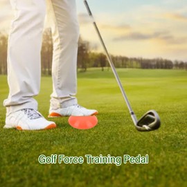 Jectse Golf Force Pads, Rubber Reusable Golf Putting Trainer for Enhanced Control, Skill Improvement with Instant Feedback, Golf Force Training Pedal for Beginners