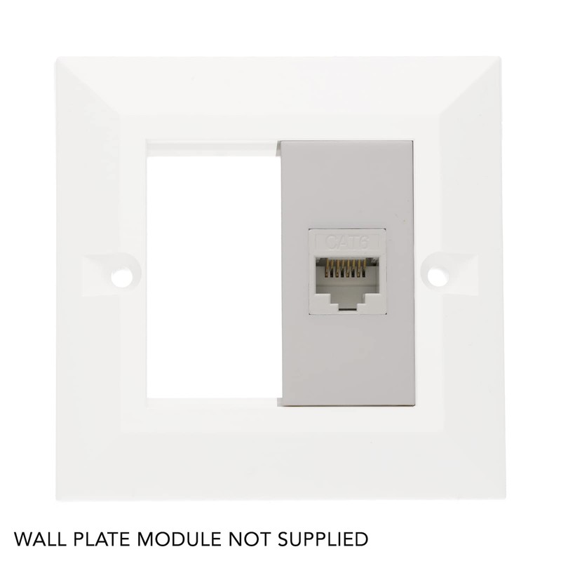 kenable Cat6 RJ45 GIGABIT 1000Mbps Ethernet Wall Face plate Module