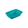 Sterilite Large Cat Litter Pan, High Sides and Low Entry