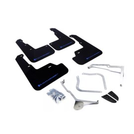 Rally Armor UR Black Mud Flap w/ Light Blue Logo for 15+ Subaru WRX & STI Sedan