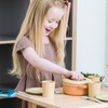 Dantoy Bio-Toy Pretend Play Dinner Set 22 Pieces, Eco-conscious Toys