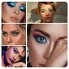 Xumann Blue Eyeshadow Palette Glitter Eye Shadow Palettes Matte Eye