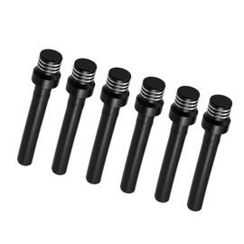 Hihaha Gas Fuel Tank Cap Cover Air Vent Hose/Tube Tank Breather Valve Tube Two Way for ATV Dirt Bike Motorcycle/Durable Aluminum Alloy Rubber/6Pcs Black