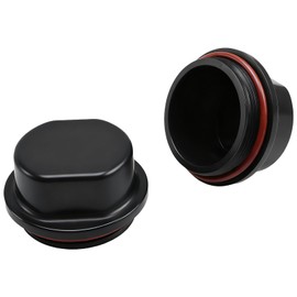 KPALAG 2Pcs Trailer Bearing Dust Cap Wheel Hub Grease Cover with O-Ring Compatible with Dexter Vortex Trailer, Marine Boat & Other Hub Kits Replace#: 81143 48355v K71-G01-73