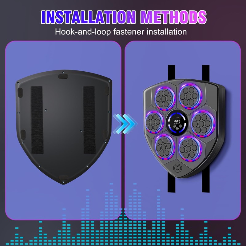 YORWHIN Smart Music Boxing Machine for Adults and Kids, Bluetooth