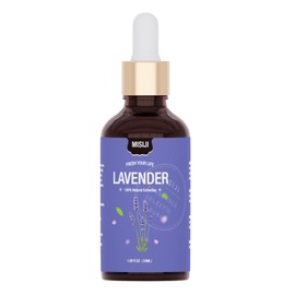MISIJI Lavender Ätherisches Öl 50ml, 100% natürlich, Aromatherapie Ätherisches Öl für Diffusor, Luftbefeuchter, Entspannung, Massage, Bad und Dusche