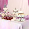 Disposable Rainbow Tablecloth Pastel Rainbow Tablecloths 2 PCS Waterproof Plastic