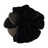Celluloid Black Guitar Or Bass Pick - 0.96 mm Heavy