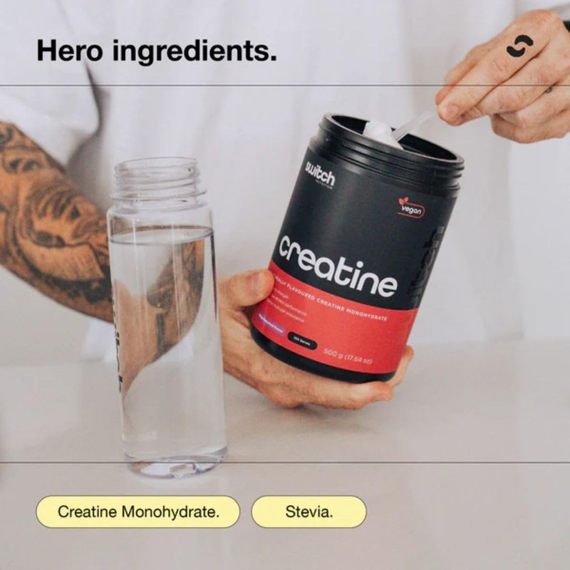 Switch Nutrition Creatine Monohydrate Red Raspberry 500g