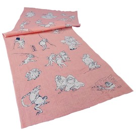 Geisudo T-22 Tenugui Tenugui Choju-Giga Pink