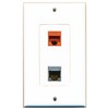 RiteAV 1 Port Shielded Cat6 Ethernet 1 Port Cat6 Ethernet