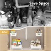 Ceetug Under Kitchen Sink Organizer 2 Tier Pull Out Metal