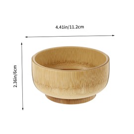 WOONEKY Wooden Beauty Mask Bowl Mixing Bowl Tools Face Mask Applicator Kit Safe Portable