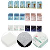 NOLITOY 18boxes Cleansing Cotton Cleaning Wipes Cleaning Sponge Makeup Cleaning