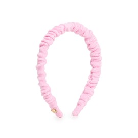 Lele Sadoughi Women's Jessie Terry Headband, Bubblegum, Pink, One Size