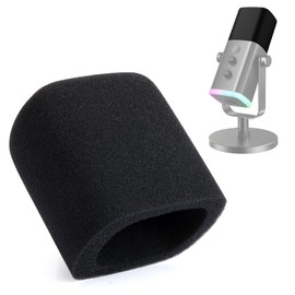 YOUSHARES AM8 Pop Filter Microphone Cover Windscreen Perferct Mic Cover Foam Shield Compatible with Fifine AM8 Microphone Reduce Background Noise