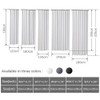 1pc Waterproof Shower Curtain Partition Bathroom Mildew Proof Bath Curtains
