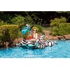 Poolmaster Zany Zebra Jumbo Swimming Pool Float Rider, Zebra Large