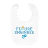 Fabulous Organic Cotton Baby Bib Future Engineer Engineer Work Science,