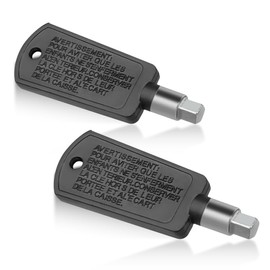 2 Pcs 5304485424 Freezer Door Lock Key Compatible with Frigidaire FFBC4622QS FFBC4622QS1 Wine Cellars, Replaces AP5331004, 2211112, PS3506557, AH3506557, Durable Metal Appliance Key