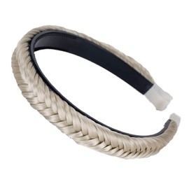 CAISHA by PRETTYSHOP Haarreifen Zopf Geflochten Haarteil Haarband Kopfschmuck Haarschmuck Hellblond HHR4a