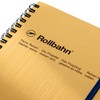 Delfonics Rollbahn NRP16-GO Notebook with Pocket, Ring Type, Perforated Pages,