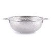 HENDI Vegetable Strainer, Perforated, with Base and 2 Handles, Colander,
