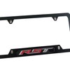 RST License Plate Frame Cover Holder, Black for Silverado 1500