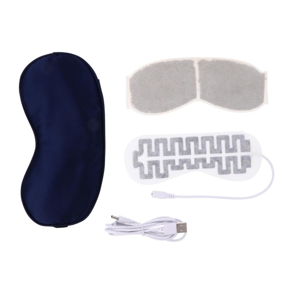 Ipetboom Heated USB Eye Mask Thermostatic Steam Eye Pad for