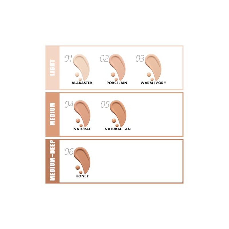 FOCALLURE - 2 en 1 Base de Maquillaje Total y